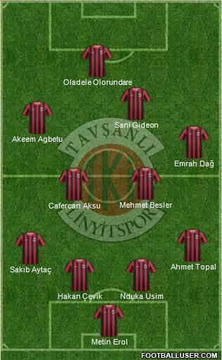 Tavsanli Linyitspor Formation 2013