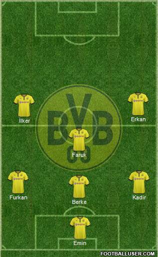 Borussia Dortmund Formation 2013
