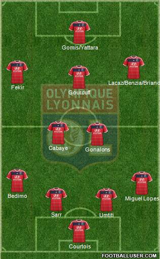 Olympique Lyonnais Formation 2013