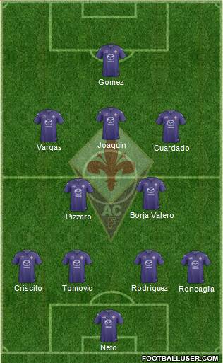 Fiorentina Formation 2013