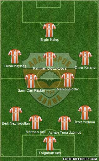 Adanaspor A.S. Formation 2013