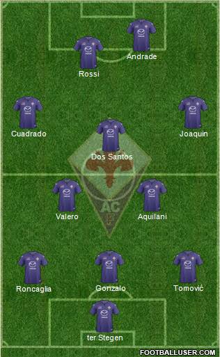 Fiorentina Formation 2013