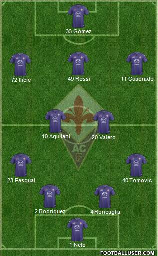 Fiorentina Formation 2013