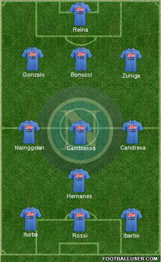 Napoli Formation 2013