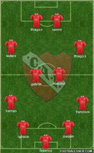 Independiente Formation 2013
