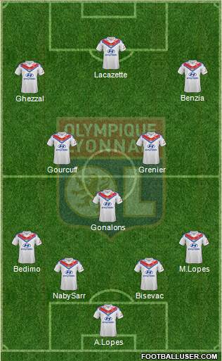 Olympique Lyonnais Formation 2013