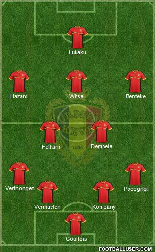 Belgium Formation 2013