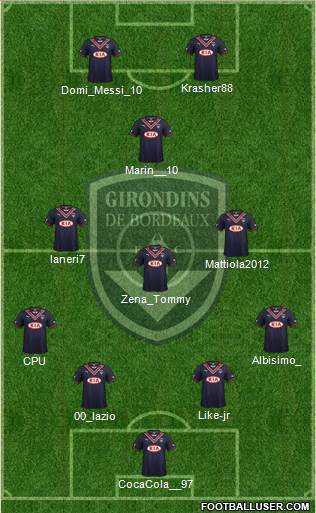 FC Girondins de Bordeaux Formation 2013