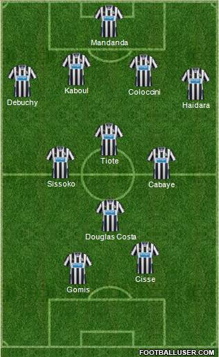 Newcastle United Formation 2013