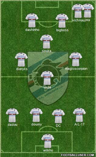 Sampdoria Formation 2013