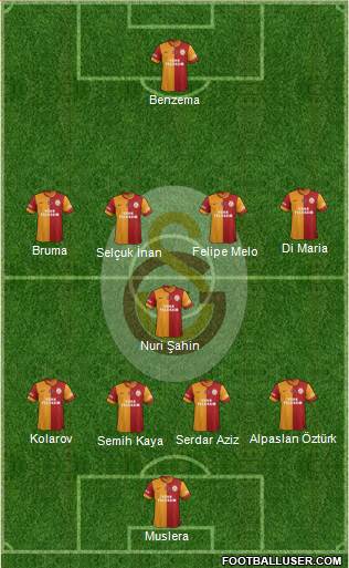 Galatasaray SK Formation 2013