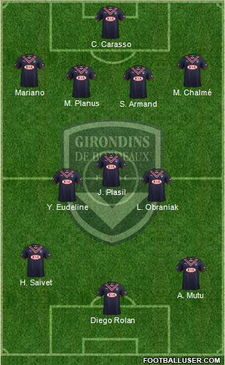 FC Girondins de Bordeaux Formation 2013