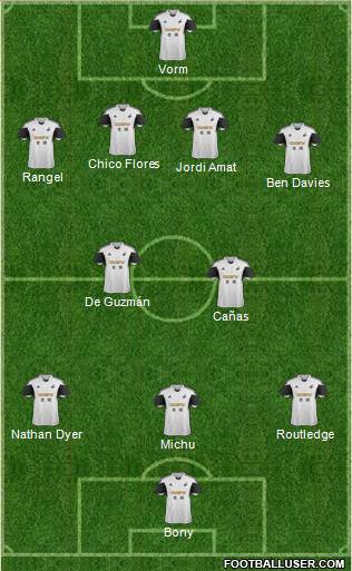 Swansea City Formation 2013