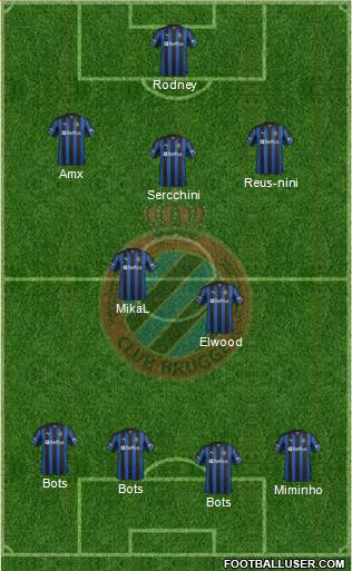 Club Brugge KV Formation 2013