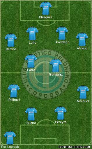 Belgrano de Córdoba Formation 2013