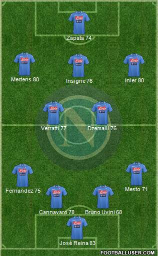 Napoli Formation 2013