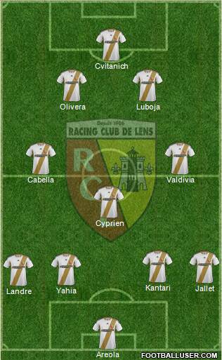 Racing Club de Lens Formation 2013