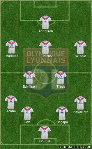 Olympique Lyonnais Formation 2013