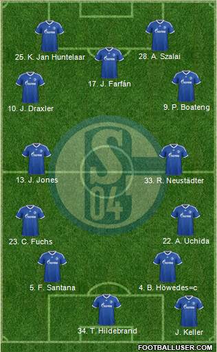 FC Schalke 04 Formation 2013