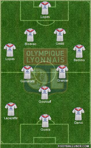 Olympique Lyonnais Formation 2013