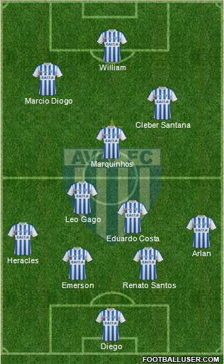 Avaí FC Formation 2013