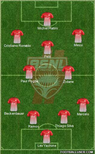 A.S. Nancy Lorraine Formation 2013