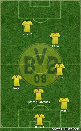 Borussia Dortmund Formation 2013