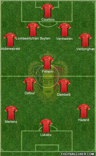 Belgium Formation 2013