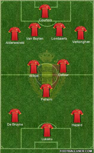Belgium Formation 2013
