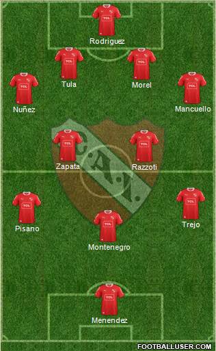 Independiente Formation 2013