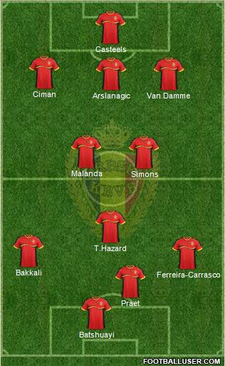 Belgium Formation 2013