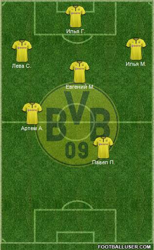 Borussia Dortmund Formation 2013