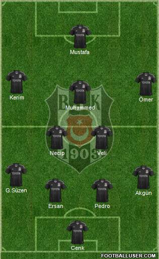 Besiktas JK Formation 2013