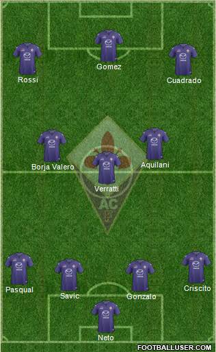 Fiorentina Formation 2013