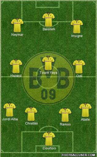 Borussia Dortmund Formation 2013