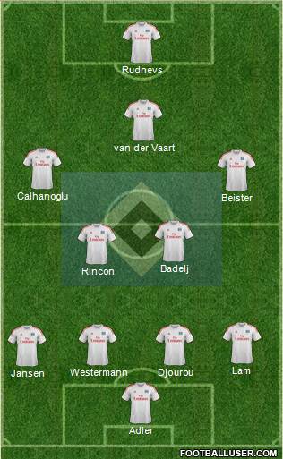 Hamburger SV Formation 2013