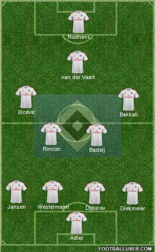 Hamburger SV Formation 2013