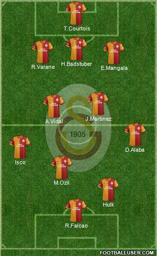 Galatasaray SK Formation 2013