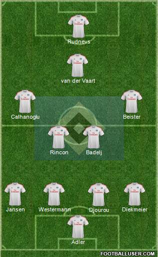 Hamburger SV Formation 2013