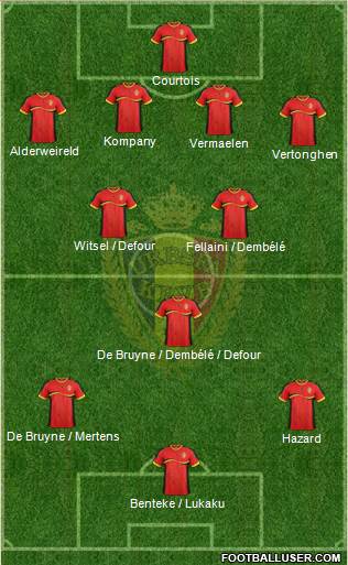 Belgium Formation 2013