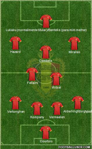 Belgium Formation 2013