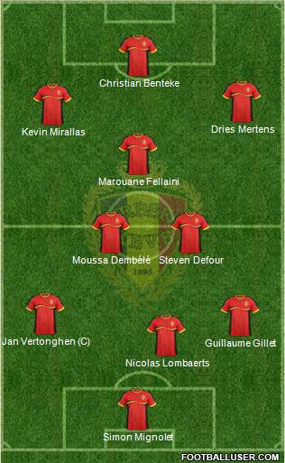 Belgium Formation 2013