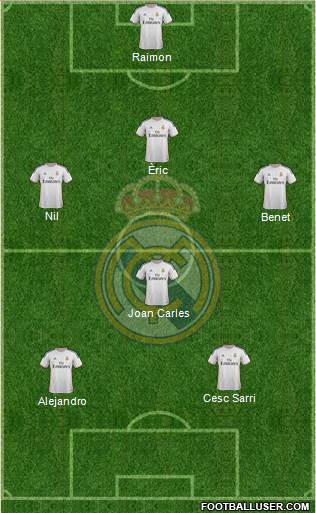 R. Madrid Castilla Formation 2013