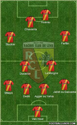 Racing Club de Lens Formation 2013