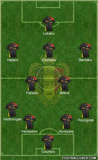 Belgium Formation 2013
