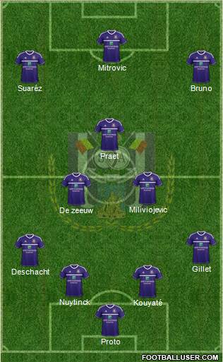 RSC Anderlecht Formation 2013