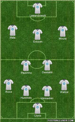 Tottenham Hotspur Formation 2013