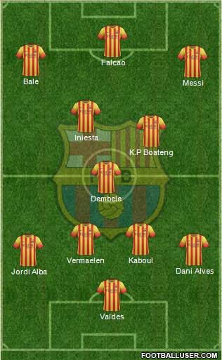 F.C. Barcelona Formation 2013