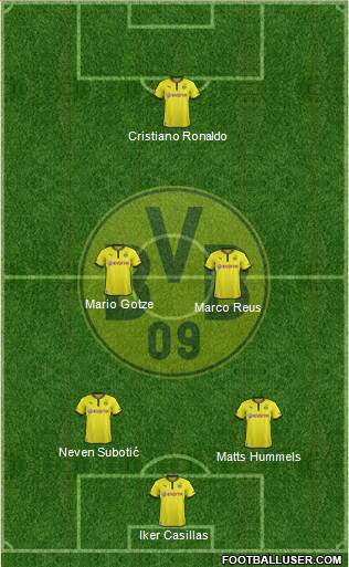 Borussia Dortmund Formation 2013