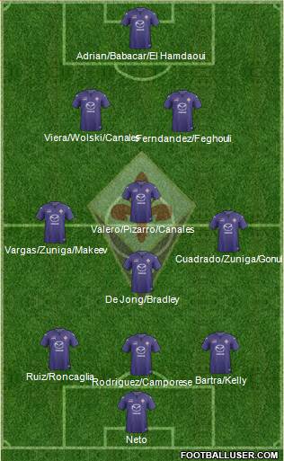 Fiorentina Formation 2013